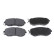 Brake Pad Set, disc brake 116326 FEBI