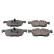 Brake Pad Set, disc brake 116327 FEBI
