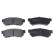 Brake Pad Set, disc brake 116330 FEBI