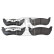 Brake Pad Set, disc brake 116335 FEBI, Thumbnail 2