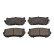 Brake Pad Set, disc brake 116337 FEBI