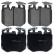 Brake Pad Set, disc brake 116344 FEBI