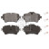 Brake Pad Set, disc brake 116345 FEBI, Thumbnail 2