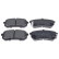 Brake Pad Set, disc brake 116346 FEBI