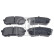 Brake Pad Set, disc brake 116346 FEBI, Thumbnail 2