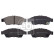 Brake Pad Set, disc brake 116348 FEBI, Thumbnail 2