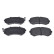 Brake Pad Set, disc brake 116349 FEBI