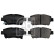 Brake Pad Set, disc brake 116350 FEBI, Thumbnail 2