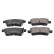 Brake Pad Set, disc brake 116351 FEBI