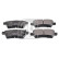 Brake Pad Set, disc brake 116351 FEBI, Thumbnail 2
