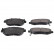 Brake Pad Set, disc brake 116354 FEBI