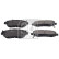 Brake Pad Set, disc brake 116354 FEBI, Thumbnail 2