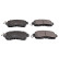 Brake Pad Set, disc brake 116355 FEBI