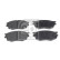 Brake Pad Set, disc brake 116357 FEBI, Thumbnail 2