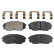 Brake Pad Set, disc brake 116358 FEBI