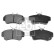 Brake Pad Set, disc brake 116361 FEBI, Thumbnail 2