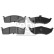 Brake Pad Set, disc brake 116366 FEBI, Thumbnail 2