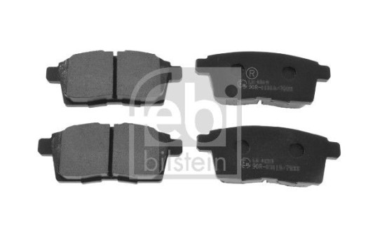 Brake Pad Set, disc brake 116370 FEBI, Image 2