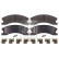 Brake Pad Set, disc brake 116372 FEBI, Thumbnail 2