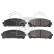 Brake Pad Set, disc brake 116373 FEBI, Thumbnail 2