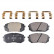 Brake Pad Set, disc brake 116376 FEBI