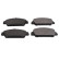 Brake Pad Set, disc brake 116379 FEBI