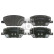 Brake Pad Set, disc brake 116381 FEBI, Thumbnail 2