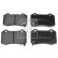 Brake Pad Set, disc brake 116382 FEBI, Thumbnail 2