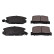 Brake Pad Set, disc brake 116383 FEBI