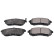 Brake Pad Set, disc brake 116385 FEBI