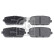 Brake Pad Set, disc brake 116386 FEBI, Thumbnail 2