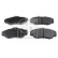 Brake Pad Set, disc brake 116388 FEBI, Thumbnail 2