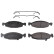 Brake Pad Set, disc brake 116392 FEBI