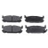 Brake Pad Set, disc brake 116396 FEBI