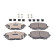 Brake Pad Set, disc brake 116400 FEBI