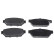 Brake Pad Set, disc brake 116403 FEBI