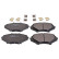Brake Pad Set, disc brake 116404 FEBI