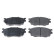 Brake Pad Set, disc brake 116405 FEBI