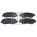 Brake Pad Set, disc brake 116408 FEBI, Thumbnail 2