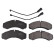 Brake Pad Set, disc brake 116409 FEBI