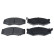 Brake Pad Set, disc brake 116411 FEBI