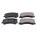Brake Pad Set, disc brake 116412 FEBI