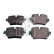Brake Pad Set, disc brake 116416 FEBI, Thumbnail 2