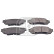 Brake Pad Set, disc brake 116417 FEBI, Thumbnail 2