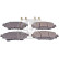 Brake Pad Set, disc brake 116421 FEBI, Thumbnail 2