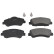 Brake Pad Set, disc brake 116424 FEBI