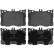 Brake Pad Set, disc brake 116428 FEBI