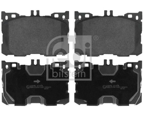 Brake Pad Set, disc brake 116428 FEBI, Image 2