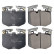 Brake Pad Set, disc brake 116430 FEBI