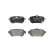 Brake Pad Set, disc brake 13.0460-2600.2 ATE